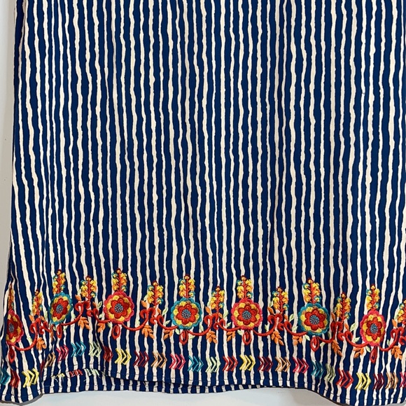 THML Embroidered Striped Dress - Picture 3 of 7